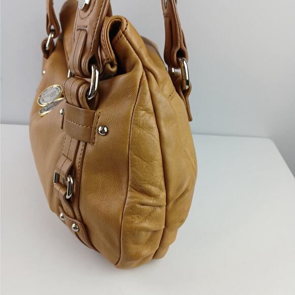 Tignanello 20th Anniversary Y2K Buttery Soft Shoulder Bag Caramel/Camel - Picture 6 of 9